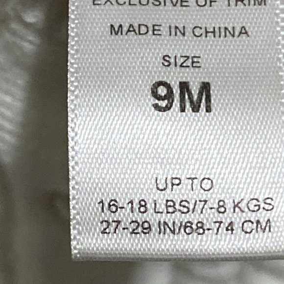 Little Me ❤️ Baby 100% Cotton Sweater Size 9 Months (PRE-LOVED) - Picture 4 of 5